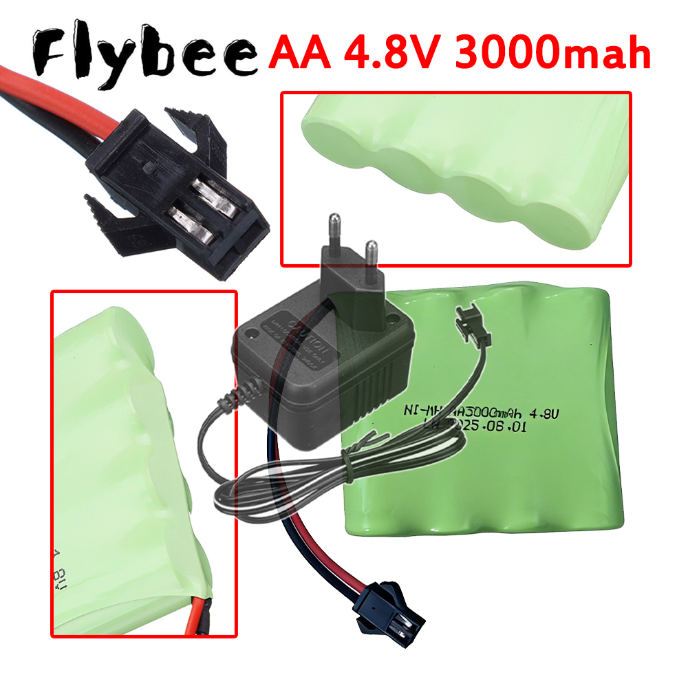 Rc Hobby Tank - Şarj edilebilir NiMH 4.8V 3000mAh Pil