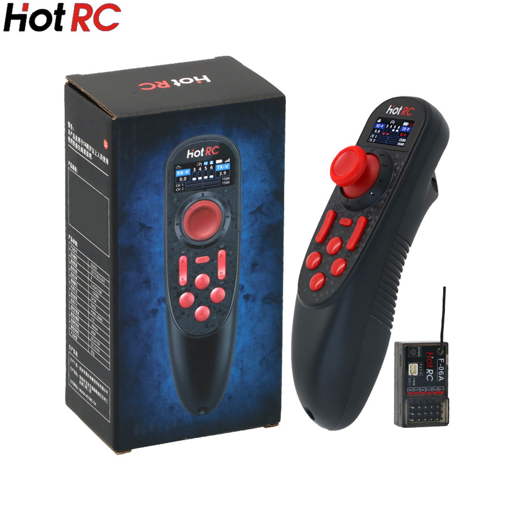 Radio Transmitter 6Ch - HOTRC DS-650 6CH 2.4G Radyo Sistemi