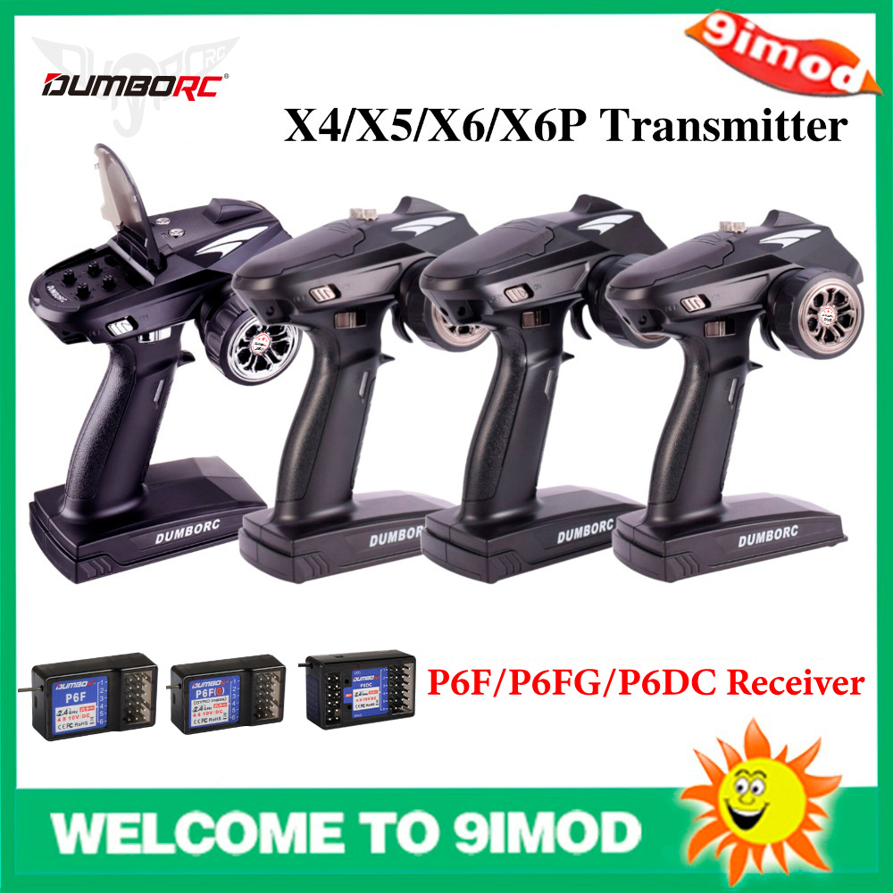 Radio Transmitter 6Ch - DUMBORC X6P 6CH 2.4G RC Radyo