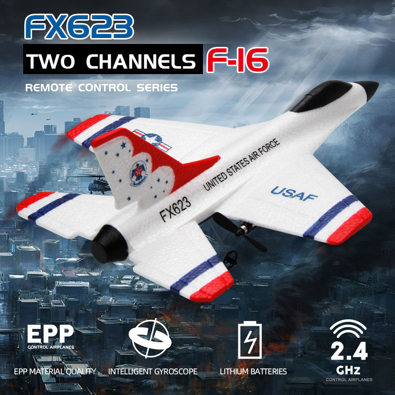 Rc Glider Foam Wing - Yeni fxfx/ F16 RC uçak iki