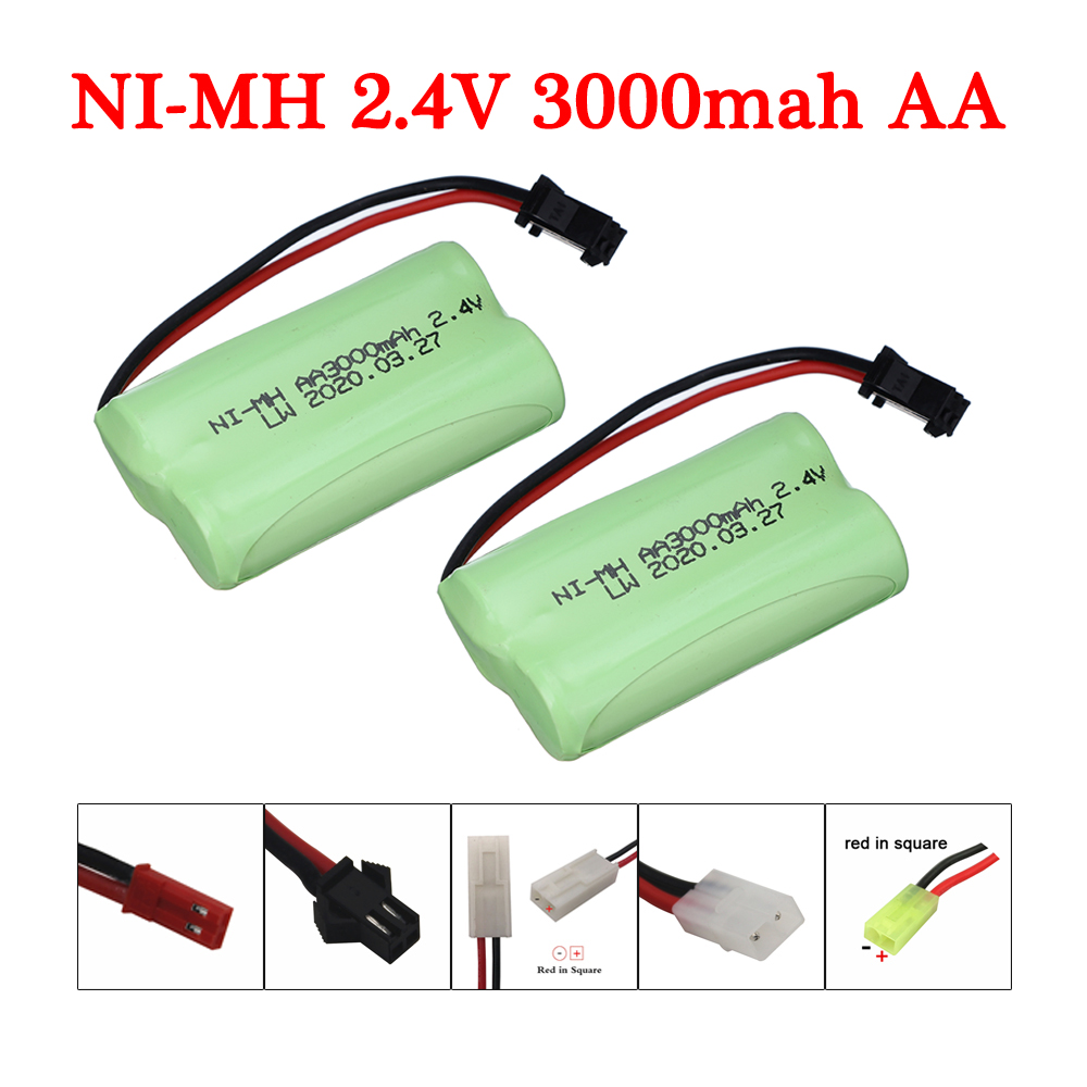 Rc Hobby Tank - Uzaktan kumanda için 2.4V 3000mah NIMH