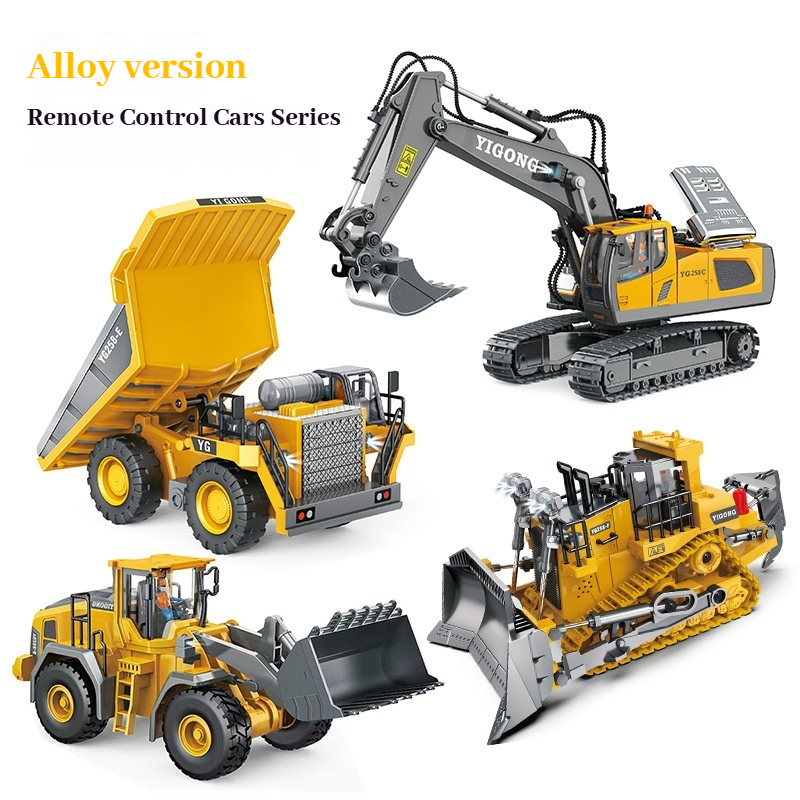 Rc Excavator Hydraulic - YIGONG Alaşım Uzaktan Kumandalı Mühendislik Aracı