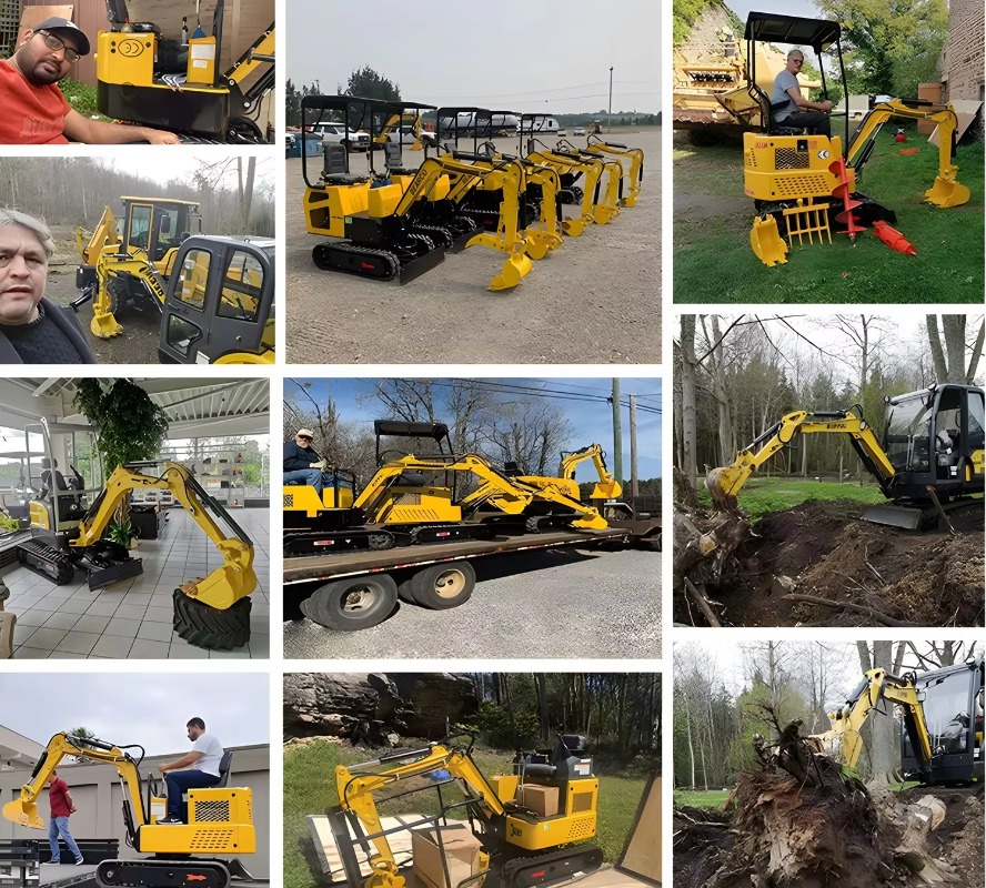 Rc Excavator Hydraulic - Özelleştirilmiş 0,8 Tonluk Küçük Ekskavatör Mini