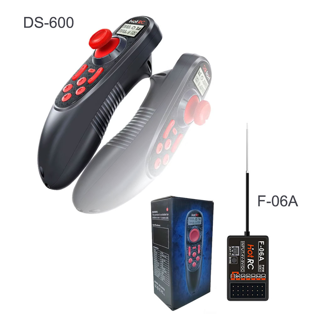 Radio Transmitter 6Ch - HOTRC DS-600 2.4GHz 6CH RC Tekne