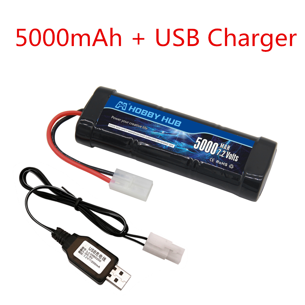 Yeni 7.2V Pil 5000/6800mAh NiM - Rc Hobby Tank incelemesi ve fiyatı