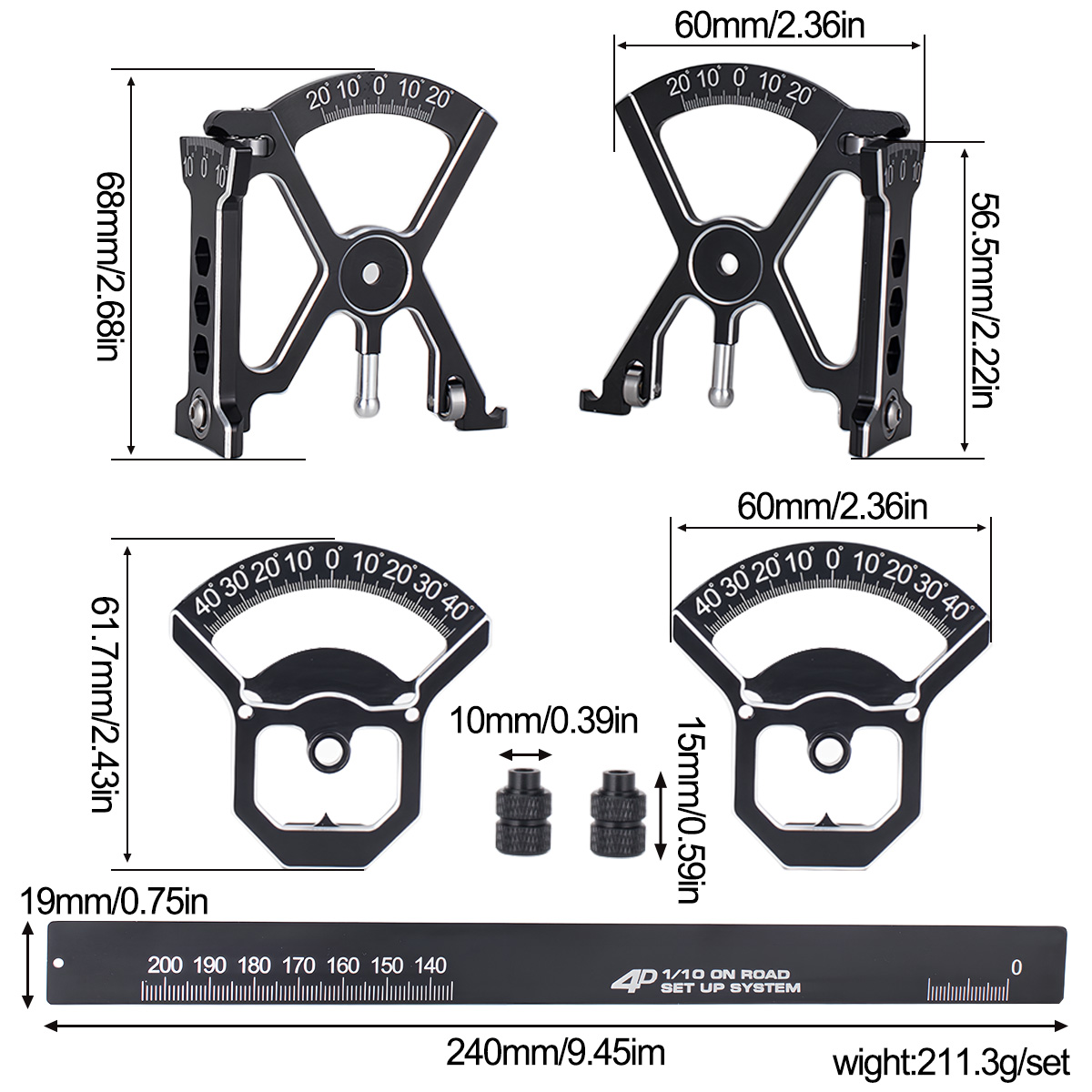 CNC Alüminyum 4D SET-UP Sistem - Rc Hobby Products incelemesi ve fiyatı