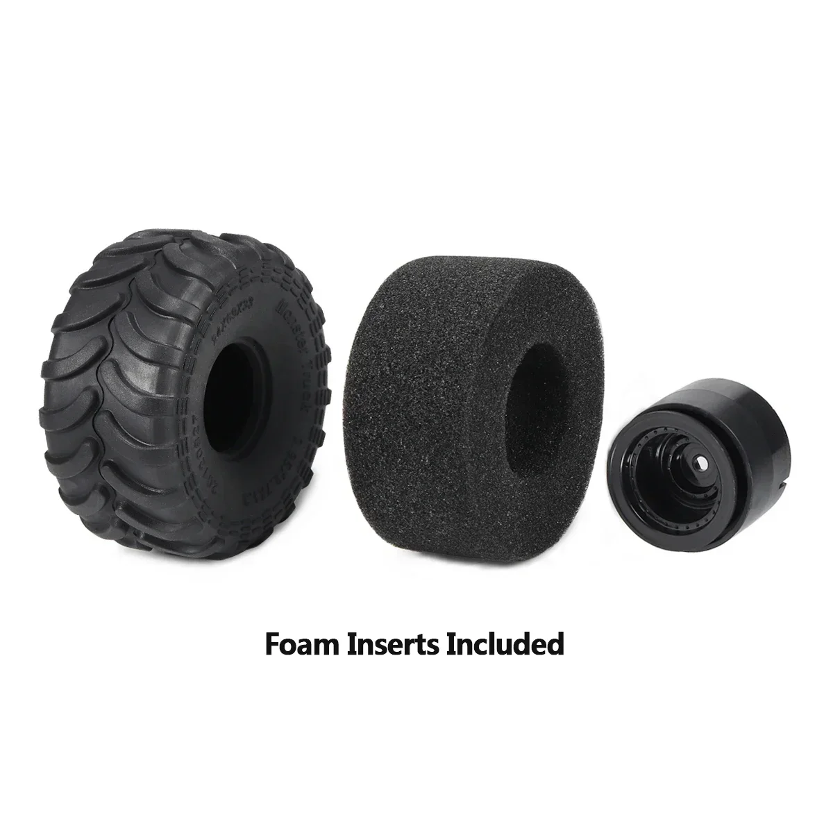 4 adet Canavar Kamyon Lastikle - Rc Tire Foam Insert incelemesi ve fiyatı