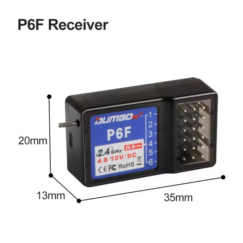 DUMBORC P6F/P6FG/P6DC/P6DCG 2. - Radio Transmitter 6Ch incelemesi ve fiyatı