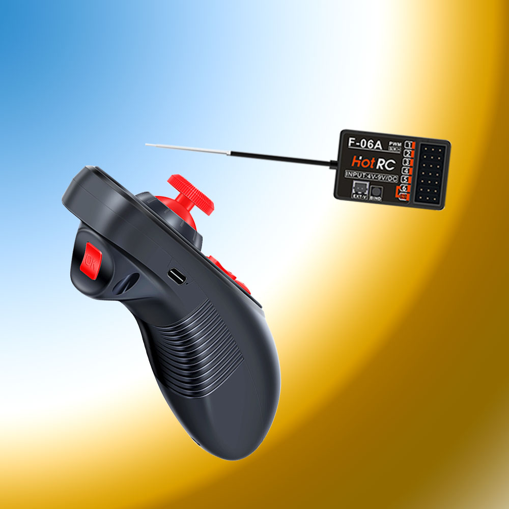 HOTRC DS-600 2.4GHz 6CH RC Tek - Radio Transmitter 6Ch incelemesi ve fiyatı