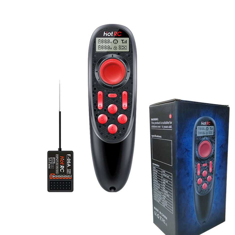 HOTRC DS-600 2.4GHz 6CH RC Tek - Radio Transmitter 6Ch incelemesi ve fiyatı