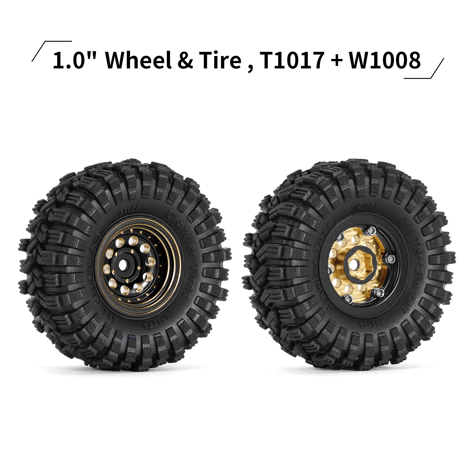 INJORA Siyah Kaplama Pirinç 1. - Rc Tire Foam Insert incelemesi ve fiyatı